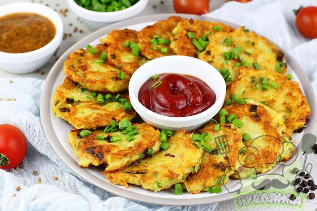 Картопляні деруни з фаршем