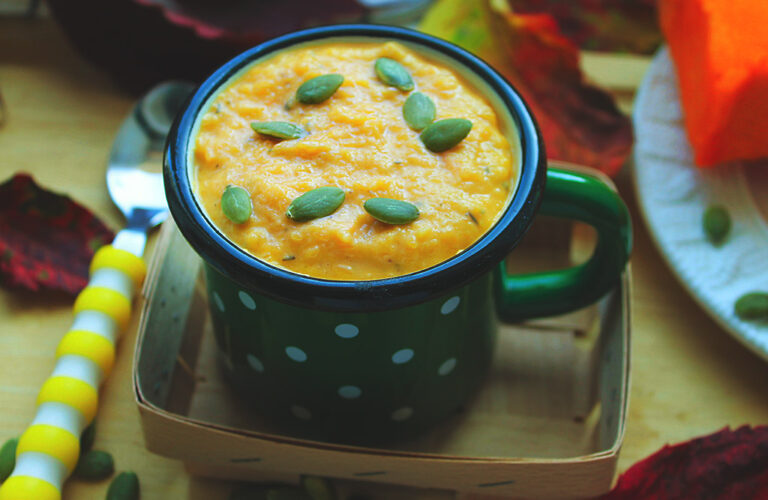 Суп – пюре з гарбуза та чебрецем