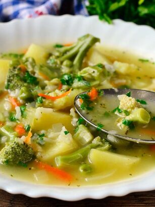 Овочевий суп з броколі