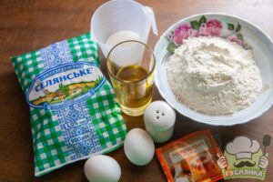 для приготування бельгійських вафель на олії мені потрібні такі інгредієнти