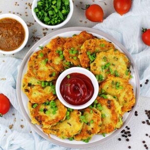 картопляні деруни з фаршу